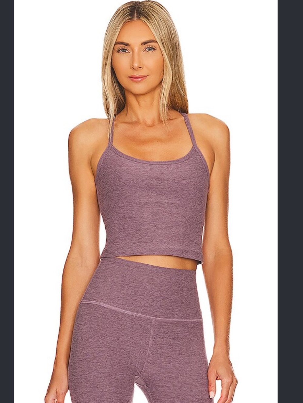 Beyond Yoga - Spacedye - Large Heathered Purple